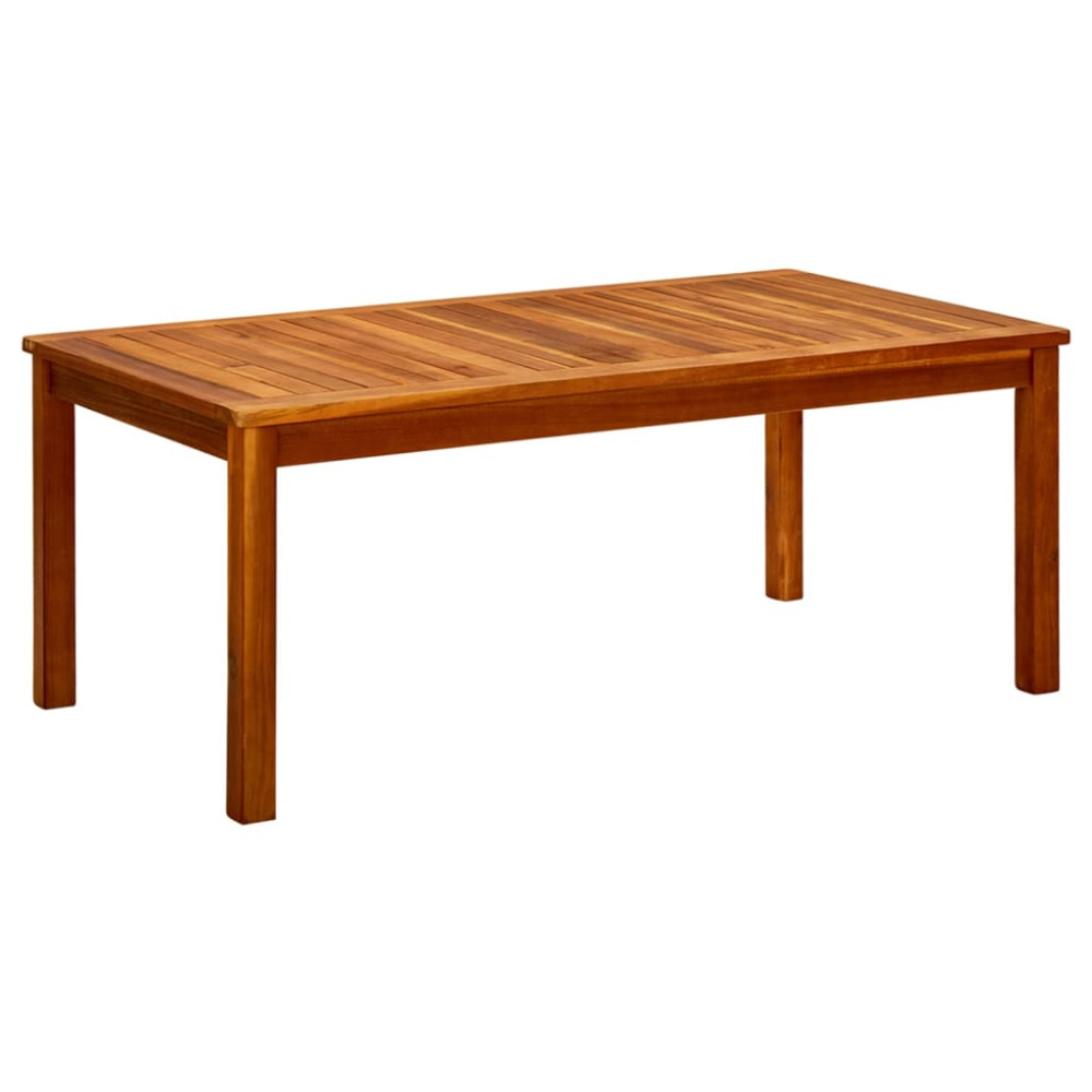 Produktbild för Trädgårdsbord 110x60x45 cm massivt akaciaträ