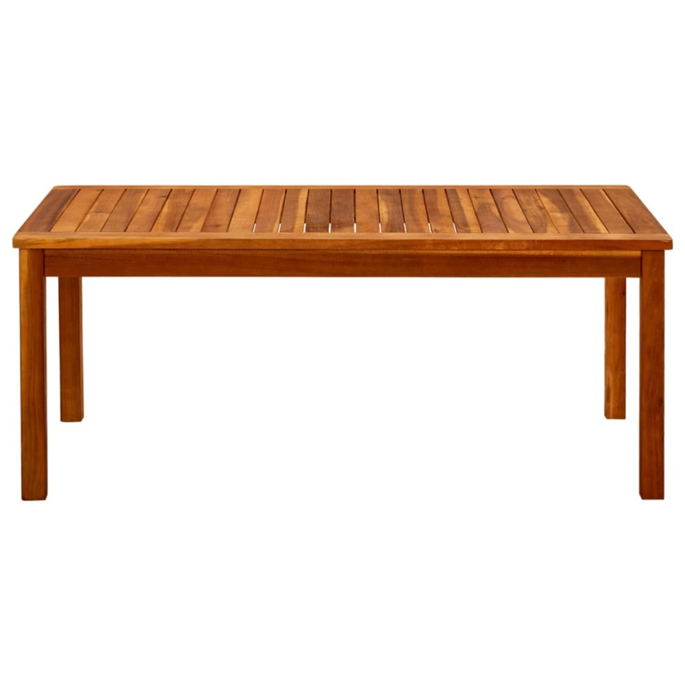 Produktbild för Trädgårdsbord 110x60x45 cm massivt akaciaträ