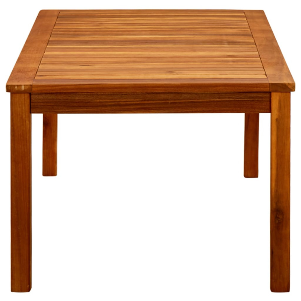 Produktbild för Trädgårdsbord 110x60x45 cm massivt akaciaträ