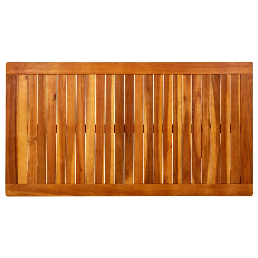 Produktbild för Trädgårdsbord 110x60x45 cm massivt akaciaträ