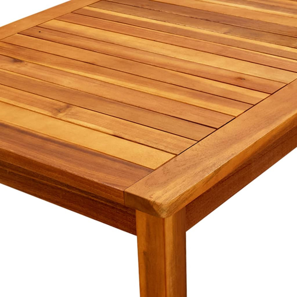 Produktbild för Trädgårdsbord 110x60x45 cm massivt akaciaträ
