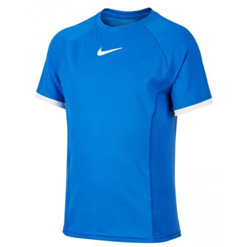 Nike NIKE Court dry SS Top Blue