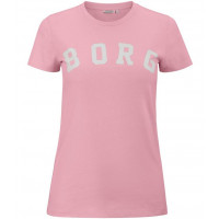 Miniatyr av produktbild för BJÖRN BORG Logo Borg Tee Pink Women (M)