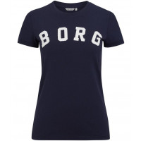 Miniatyr av produktbild för BJÖRN BORG Tee Borg Logo blue Women