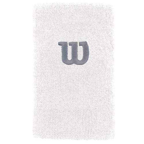 Wilson WILSON Wristband Wide White 2-pack