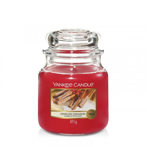 Yankee Candle Classic Medium Jar Sparkling Cinnamon  411g