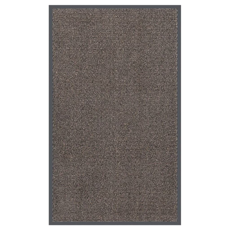 Produktbild för Dörrmatta tuftad 90x150 cm mörkbrun