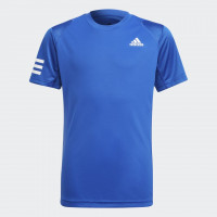 Produktbild för ADIDAS Club 3-stripes Tee Blue Boys