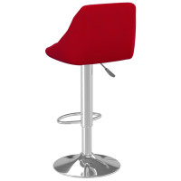 Produktbild för Barstolar 2 st vinröd sammet