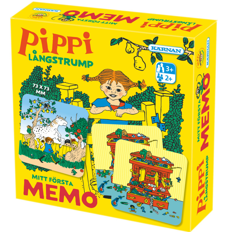Produktbild för Mitt första memo Pippi Långstrump
