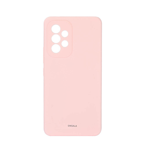 ONSALA Mobilecover Silicone Chalk Pink Samsung A53 5G