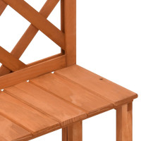 Produktbild för Växtställ med spaljé 70x42x115 cm massivt granträ