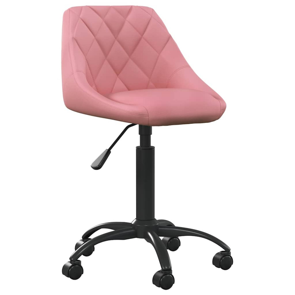 Produktbild för Matstol rosa sammet