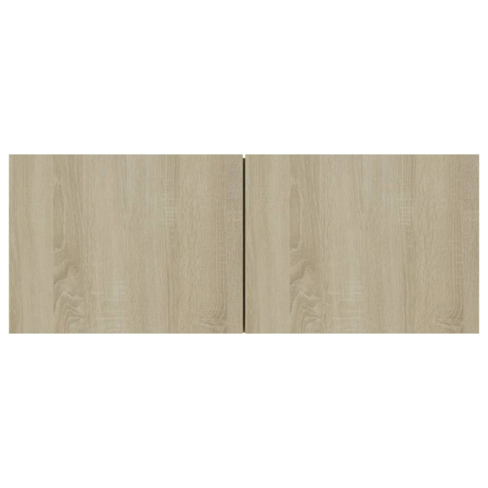 Produktbild för TV-skåp 4 delar sonoma-ek 80x30x30 cm konstruerat trä
