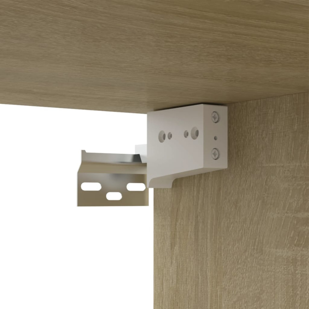Produktbild för TV-skåp 4 delar sonoma-ek 100x30x30 cm konstruerat trä