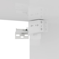 Miniatyr av produktbild för TV-skåp 7 delar vit högglans spånskiva