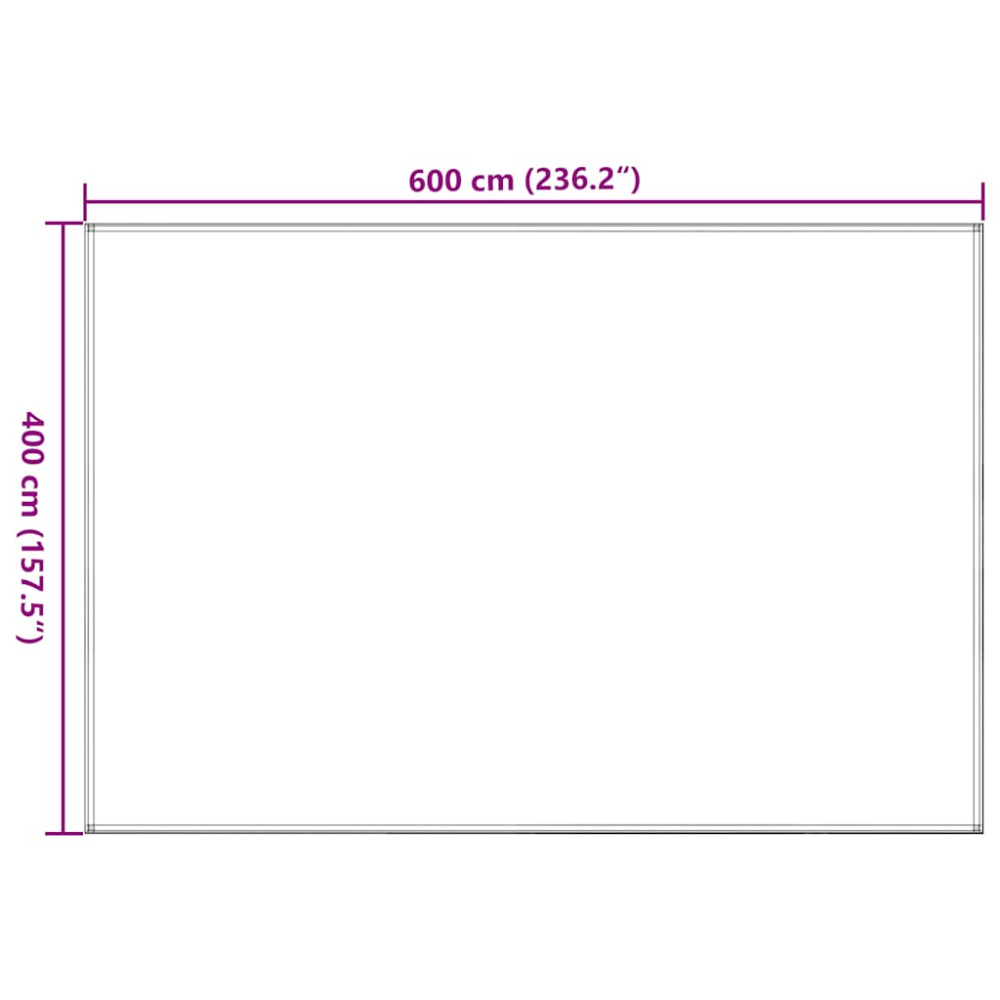 Produktbild för Tältmatta 400x600 cm mörkgrön