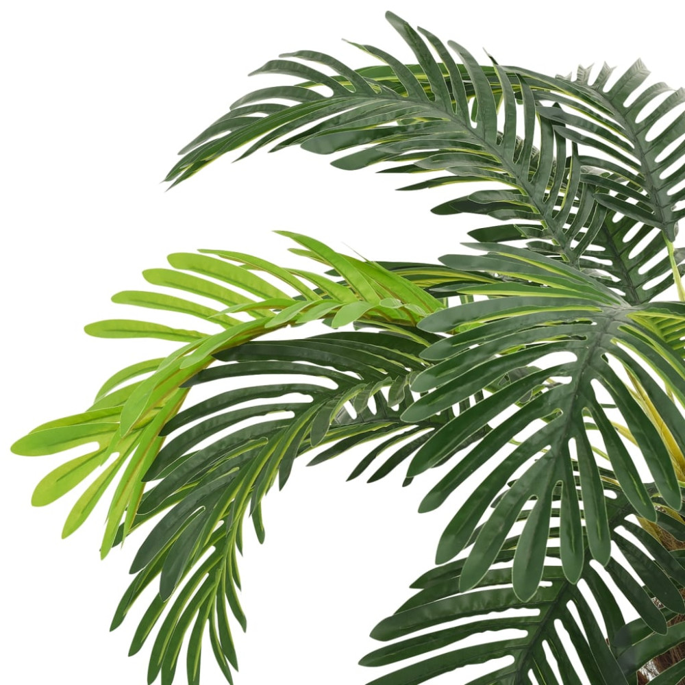 Produktbild för Konstväxt kottepalm med kruka 90 cm grön