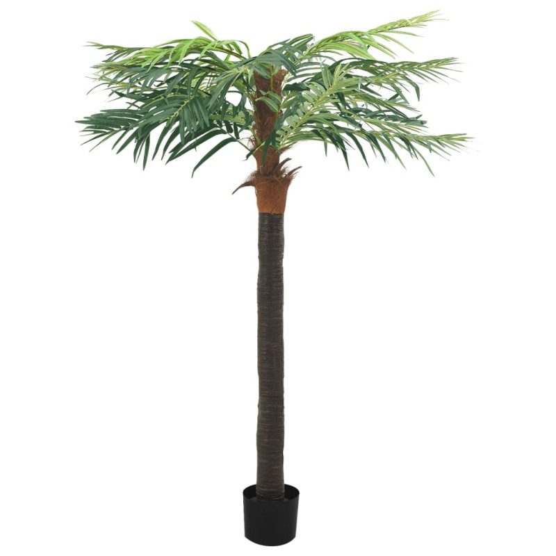 Produktbild för Konstgjord kanariepalm i kruka 215 cm grön