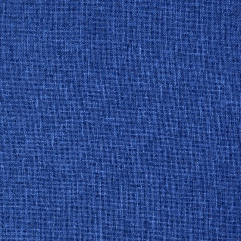 Produktbild för Vikbar golvstol med sängfunktion blå tyg