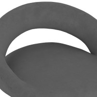 Produktbild för Barstolar 2 st mörkgrå sammet