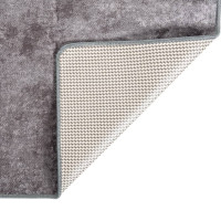Produktbild för Matta tvättbar 80x150 cm grå halkfri
