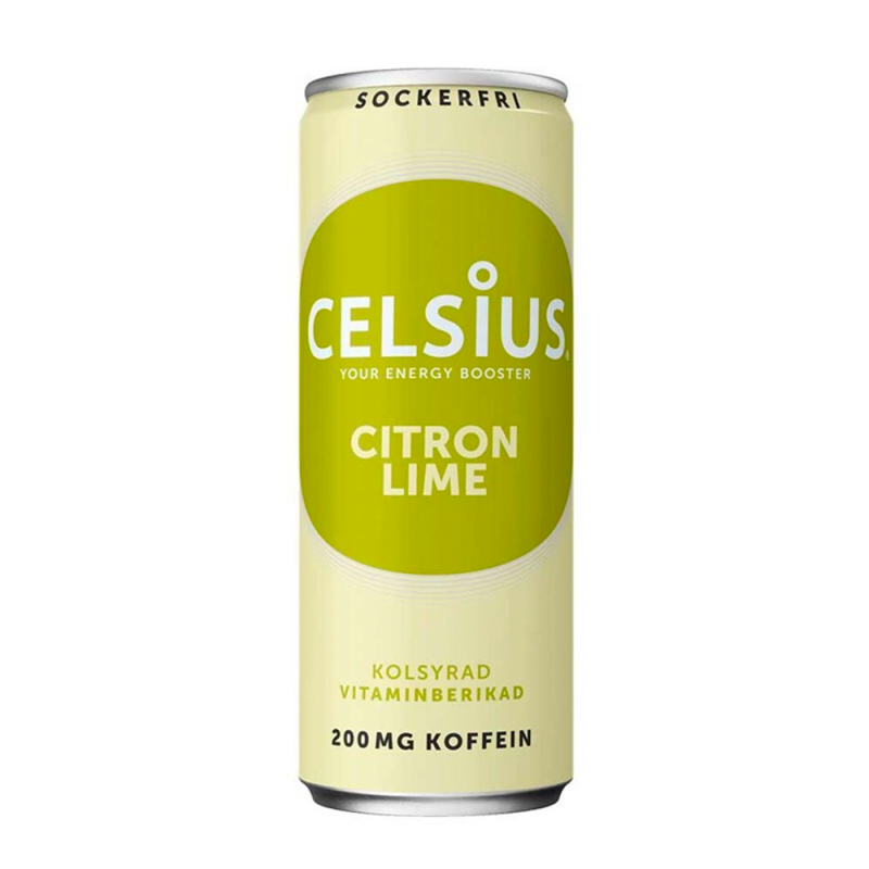 Produktbild för Celsius Citron Lime 355 ml