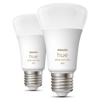 Produktbild för Hue White Color Ambiance E27 800lm 2-pack