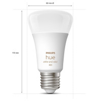 Produktbild för Hue White Color Ambiance E27 800lm 2-pack