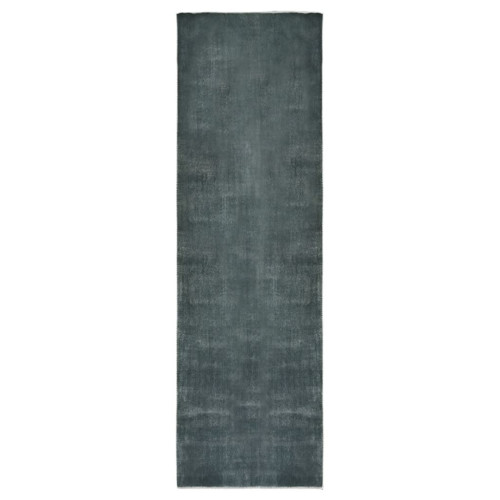 vidaXL Gångmatta tvättbar vikbar grå 80x300 cm polyester