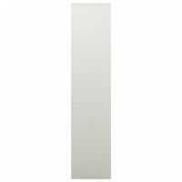 Produktbild för Dokumentskåp ljusgrå 90x40x180 cm stål