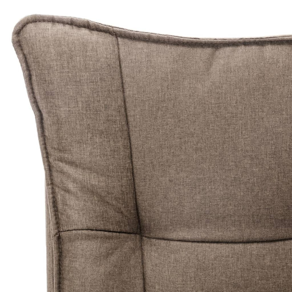 Produktbild för Kontorsstol taupe tyg