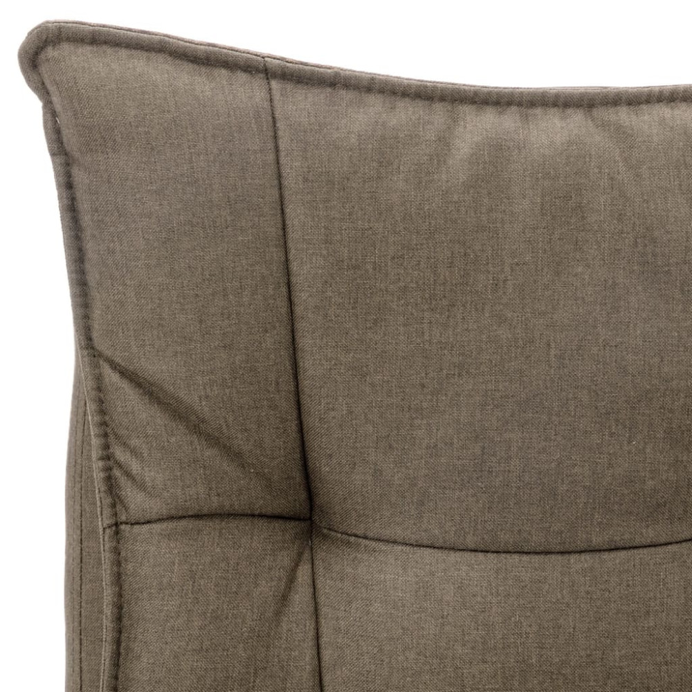 Produktbild för Massagekontorsstol taupe tyg