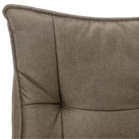 Produktbild för Massagekontorsstol taupe tyg