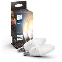 Produktbild för Hue White Ambiance E14 Kron 2-pack