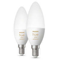 Produktbild för Hue White Ambiance E14 Kron 2-pack