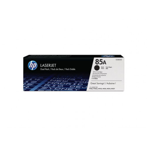 HP Toner HP CE285AD 85A 3,2K svart 2/fp