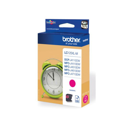 Brother Bläckpatron BROTHER LC125XLM magenta