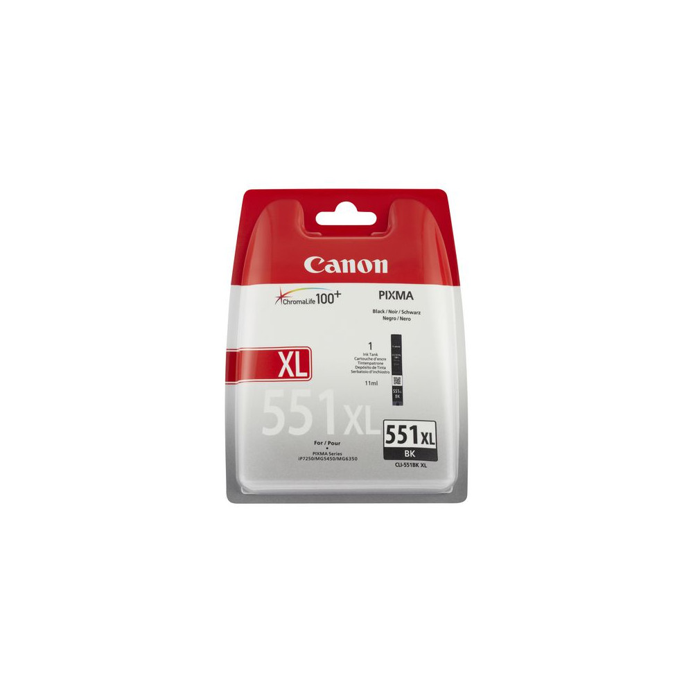 Produktbild för Bläckpatron CANON CLI-551XL svart