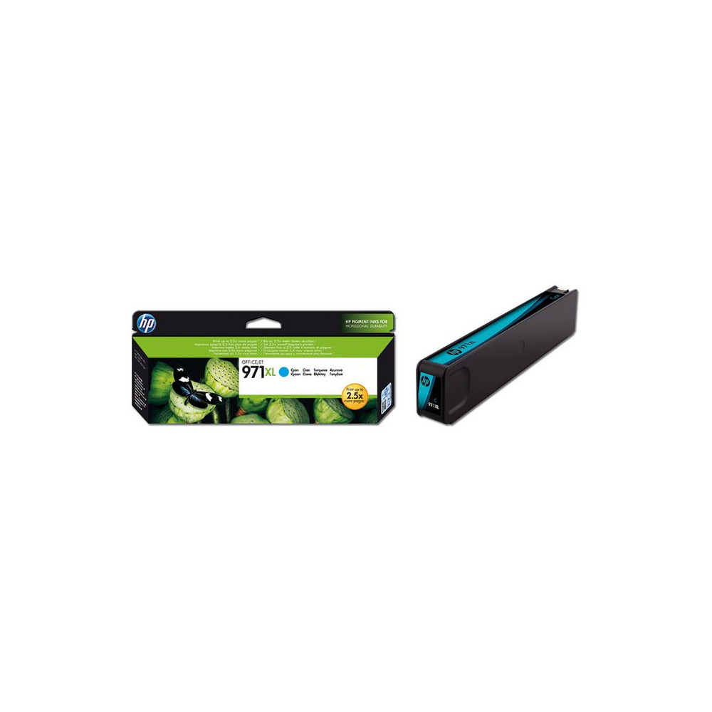 Produktbild för Bläckpatron HP CN626AE 971XL cyan