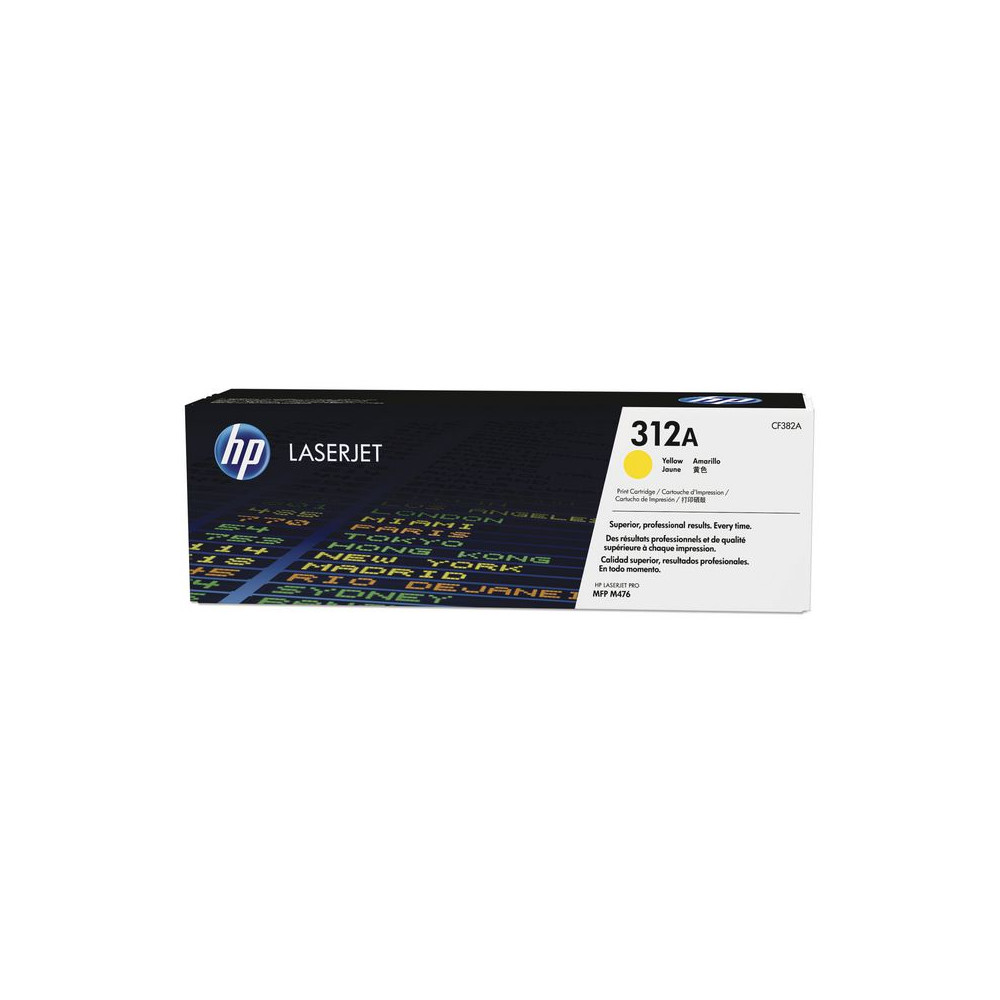 Produktbild för Toner HP CF382A 312A 2,7K gul