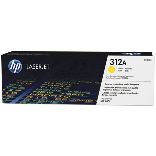HP Toner HP CF382A 312A 2,7K gul