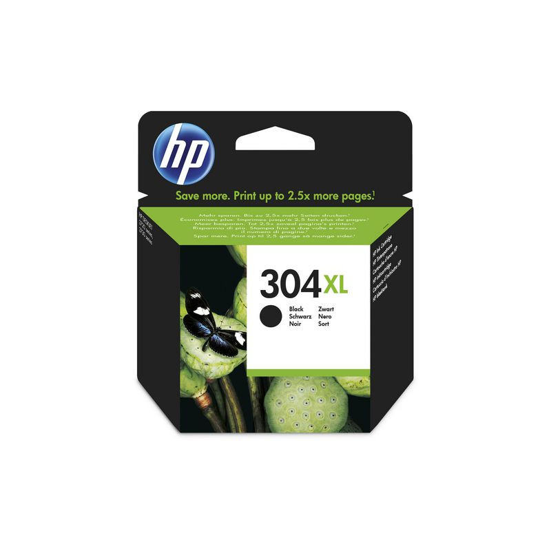 Produktbild för Bläckpatron HP N9K08AE 304XL svart