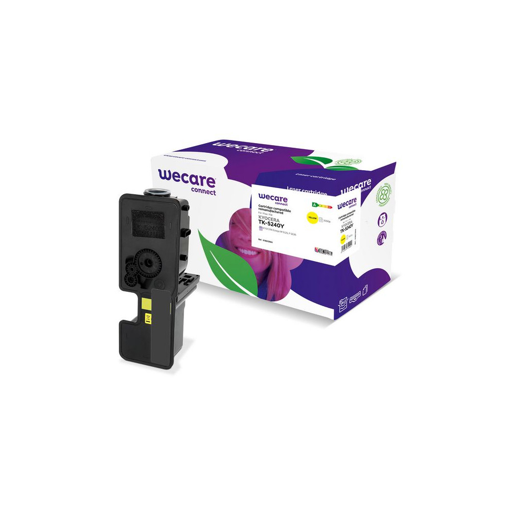 Produktbild för Toner WECARE KYOCERA TK-5240Y 3K gul