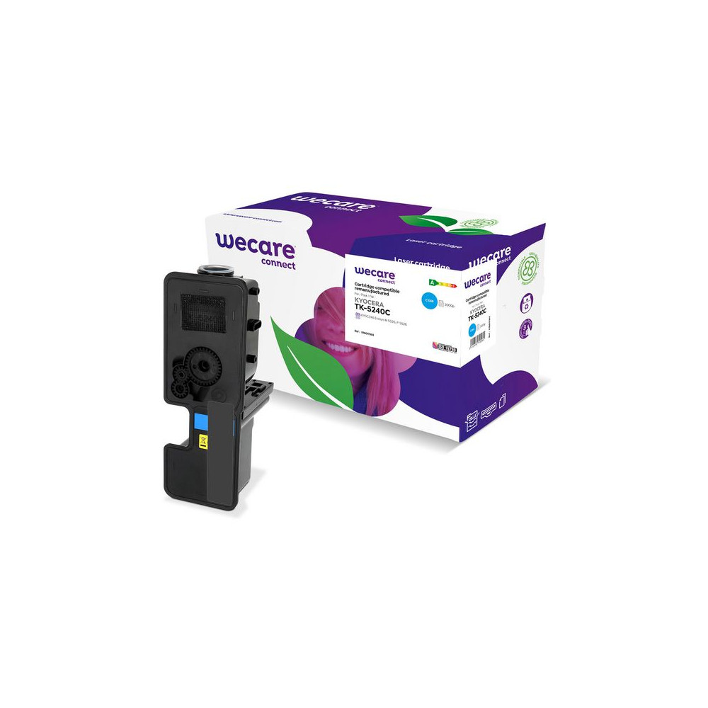 Produktbild för Toner WECARE KYOCERA TK-5240C 3K cyan