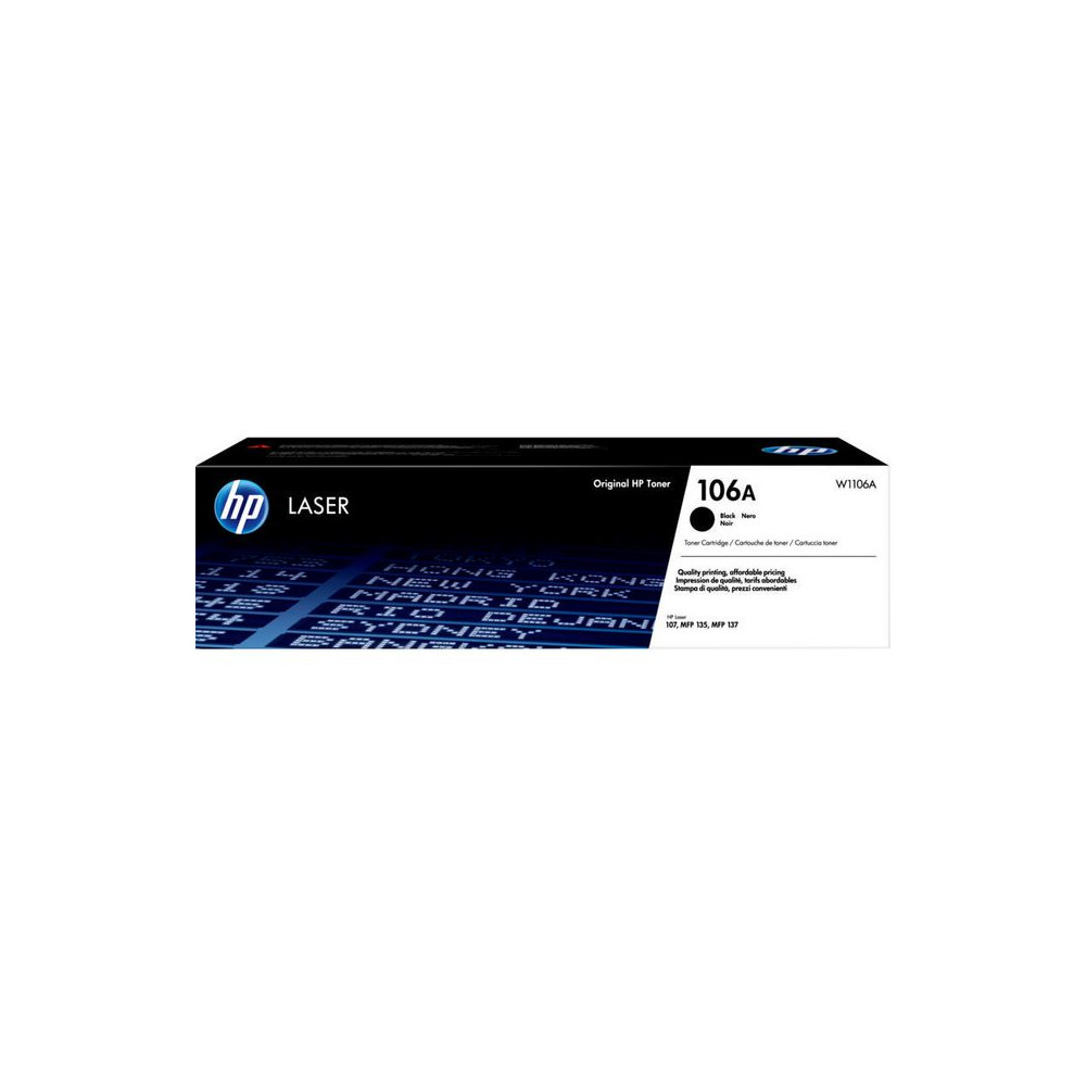 Produktbild för Toner HP W1106A 106A 1K svart