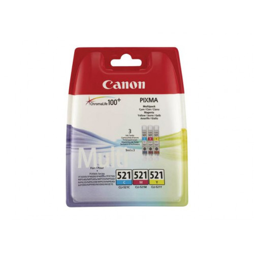 CANON Bläckpatron CANON CLI-521C/M/Y