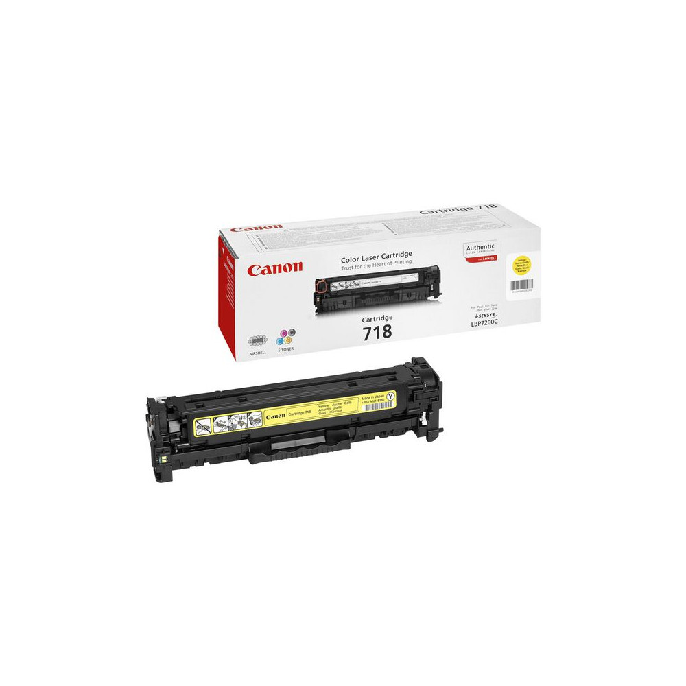Produktbild för Toner CANON 2659B002 718Y 2,9K gul