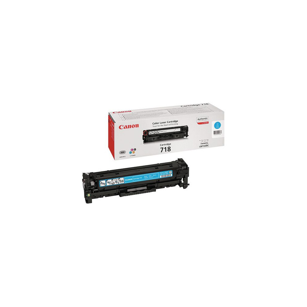 Produktbild för Toner CANON 2661B002 718C 2,9K cyan