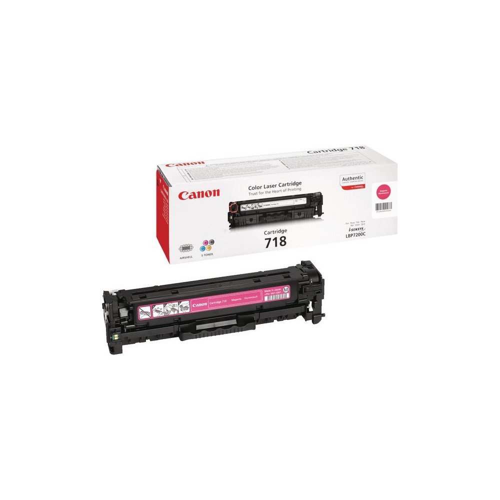 Produktbild för Toner CANON 2660B002 718M 2,9K magenta